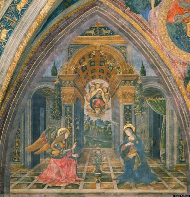 The Annunciation -  A Masterpiece Overflowing With Celestial Gold and Humble Reverence!