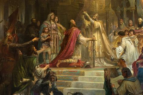 The Coronation of Charlemagne? Exploring Medieval Symbolism and Artistic Innovation!