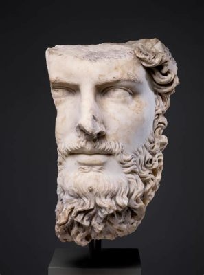  Gladiator's Triumph: A Dramatic Portrait Sculpted in Marble and Passion!