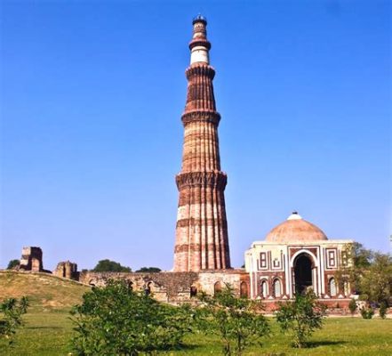  Qutub Minar: Kuinka Ylhäinen Muistomerkki Saavutti Taivaan ja Miksi Se Värjäytyi?