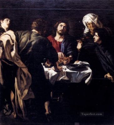 The Supper at Emmaus? A Baroque Masterpiece Overflowing with Spiritual Depth and Exquisite Detail!